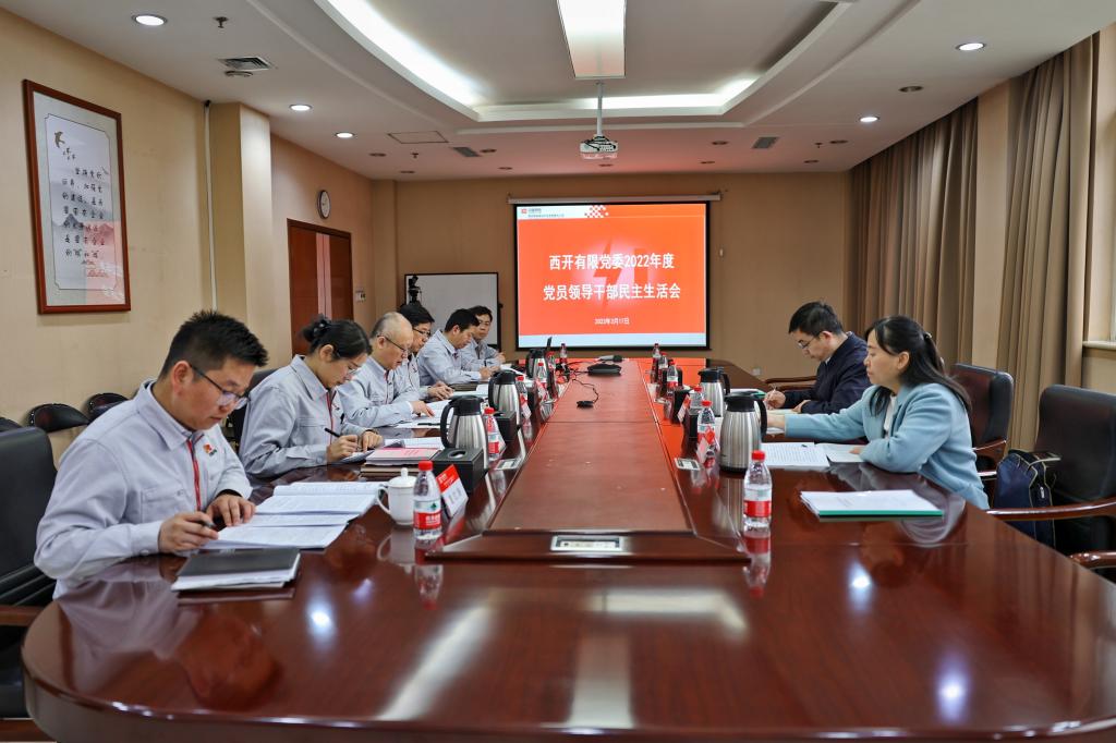 yl6776永利集团有限党委召开2022年度民主生涯会-yl6776永利集团