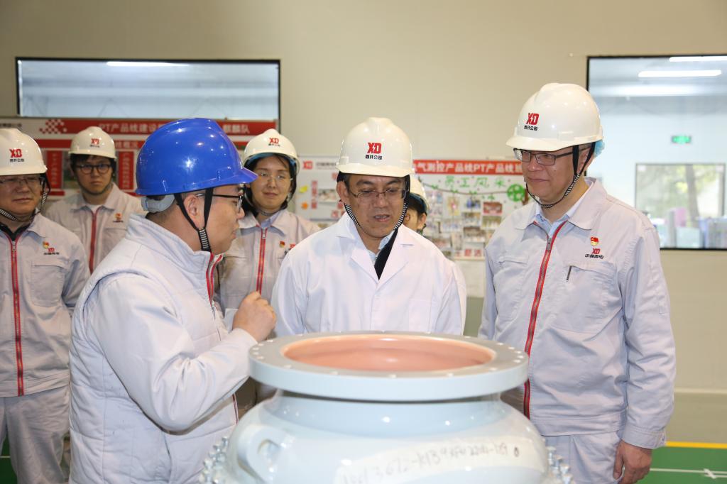 中国西电集团党委常委，，，，，，中国西电党委常委、总会计师石丹来yl6776永利集团有限调研-yl6776永利集团